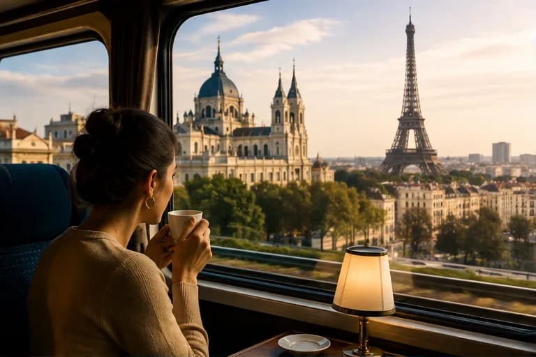 Escena principal de Madrid y Francia