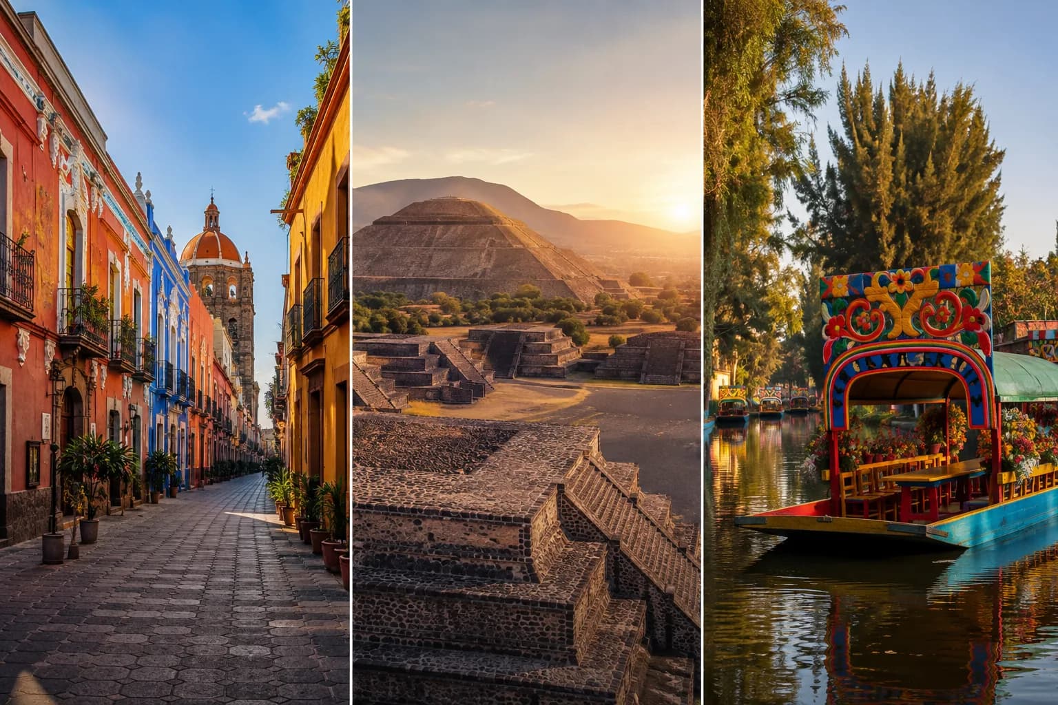 Escena principal de Ciudad de México y Puebla, México