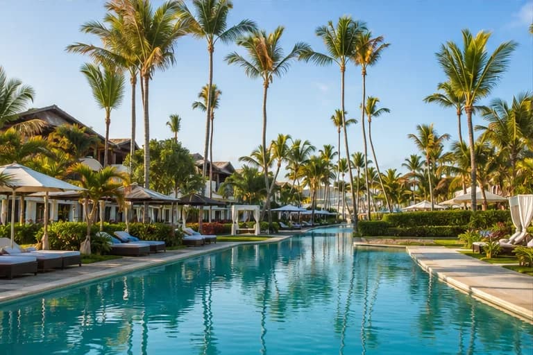 Escena principal de Punta Cana, República Dominicana